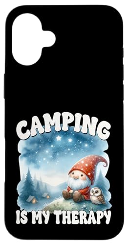 Hiking Gnome Graphic With Sayings Camping Is My Therapy Hülle für iPhone 16 Plus Hiking Gnome Graphic With Sayings Camping Is My Therapy Hülle für iPhone 16 Plus von Camper Accessories Camping Gifts For Gnome Lovers