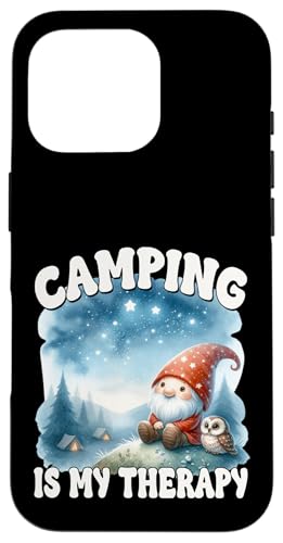 Hiking Gnome Graphic With Sayings Camping Is My Therapy Hülle für iPhone 16 Pro Hiking Gnome Graphic With Sayings Camping Is My Therapy Hülle für iPhone 16 Pro von Camper Accessories Camping Gifts For Gnome Lovers
