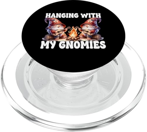 Scout Camping Gnomes Hanging With My Gnomies At The Campfire PopSockets PopGrip für MagSafe Scout Camping Gnomes Hanging With My Gnomies At The Campfire PopSockets PopGrip für MagSafe von Camper Accessories Camping Gifts For Gnome Lovers