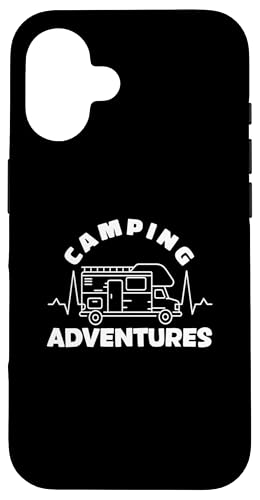Camping-Abenteuer - Lustiges Campen mit Wohnmobilen Hülle für iPhone 16 Camping-Abenteuer - Lustiges Campen mit Wohnmobilen Hülle für iPhone 16 von Camping Adventures