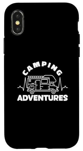 Camping-Abenteuer - Lustiges Campen mit Wohnmobilen Hülle für iPhone X/XS Camping-Abenteuer - Lustiges Campen mit Wohnmobilen Hülle für iPhone X/XS von Camping Adventures