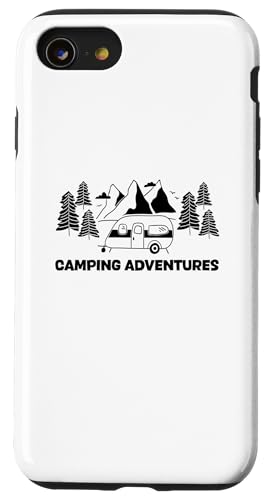 Camping Funny - Camping-Abenteuer Hülle für iPhone SE (2020) / 7 / 8 von Camping Adventures