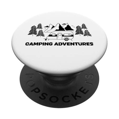 Camping Funny - Camping-Abenteuer PopSockets Klebender PopGrip Camping Funny - Camping-Abenteuer PopSockets Klebender PopGrip von Camping Adventures