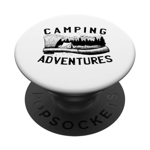 Camping Funny - Camping-Abenteuer PopSockets Klebender PopGrip Camping Funny - Camping-Abenteuer PopSockets Klebender PopGrip von Camping Adventures
