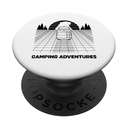RV Camping Funny - Camping-Abenteuer PopSockets Klebender PopGrip RV Camping Funny - Camping-Abenteuer PopSockets Klebender PopGrip von Camping Adventures