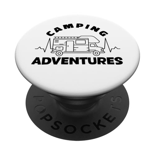 RV Camping Funny - Camping-Abenteuer PopSockets Klebender PopGrip RV Camping Funny - Camping-Abenteuer PopSockets Klebender PopGrip von Camping Adventures