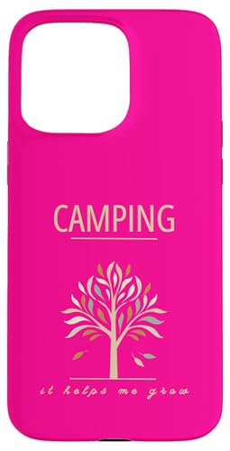Camping-Design, Camping, It Helps Me Grow, Colorful Tree Hülle für iPhone 15 Pro Max von Camping Stuff