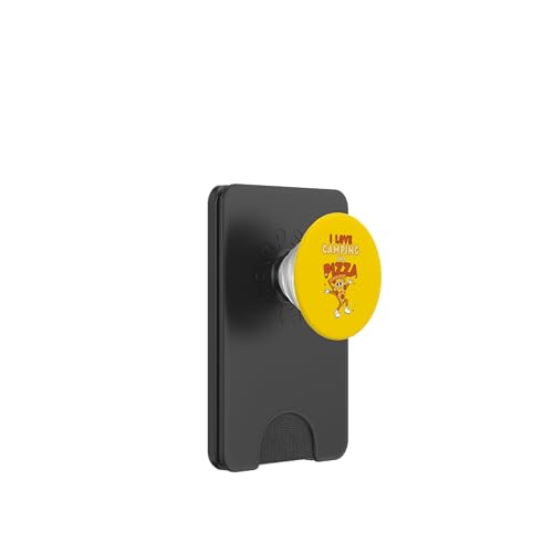 Camping Design, Ich liebe Camping und Pizza PopSockets PopWallet für MagSafe von Camping Stuff