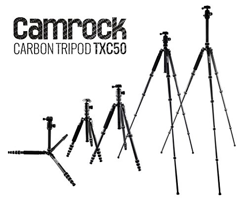 Carbon Kohlefaser Stativ Einbeinstativ Dreibeinstativ mit Kopf für DSLR Kamera Carbon Kohlefaser Stativ Einbeinstativ Dreibeinstativ mit Kopf für DSLR Kamera von Camrock