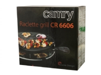 Sandwichmaschine Camry Grill CR 6606 Raclette, 1200 W, Schwarz von Camry Electronic
