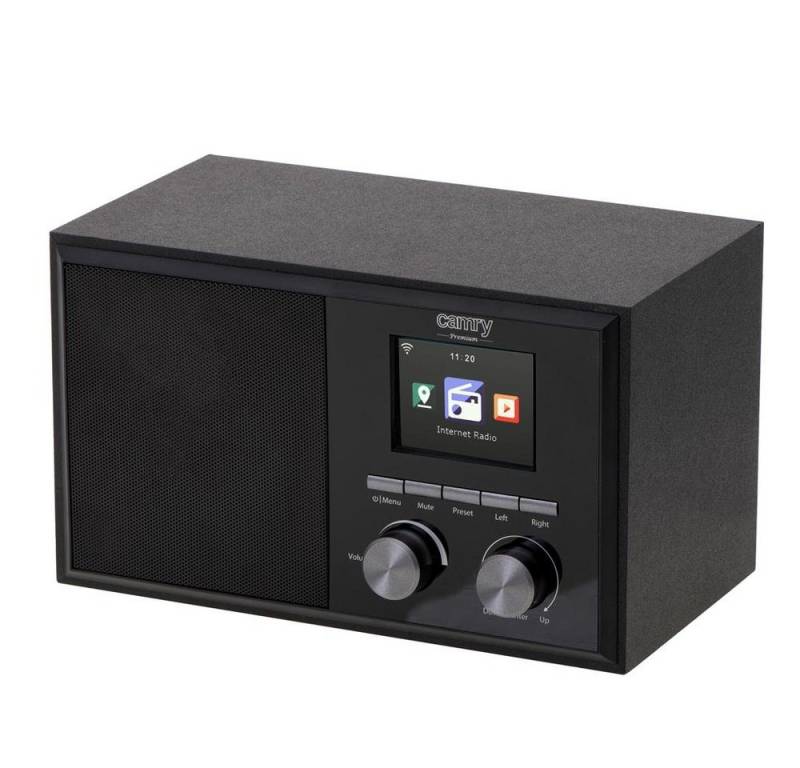 Camry CR 1180 Internetradio Internet-Radio (Digitalradio (DAB), 3,00 W, Digitalradio, Küchenradio, Wi-Fi, AUX, Wettervorhersage, Alarm, Farbdisplay) von Camry