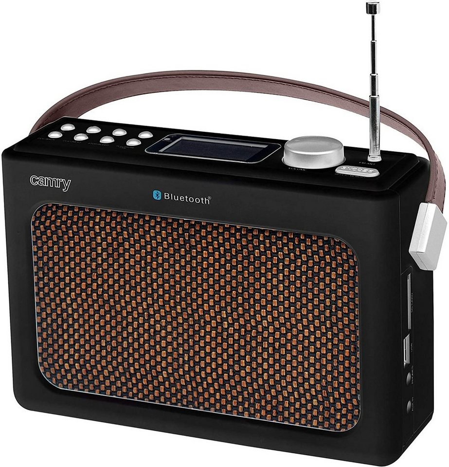 Camry Camry CR 1158 Radio mit Bluetooth, USB und SD-Kartenleser schwarz Radio von Camry