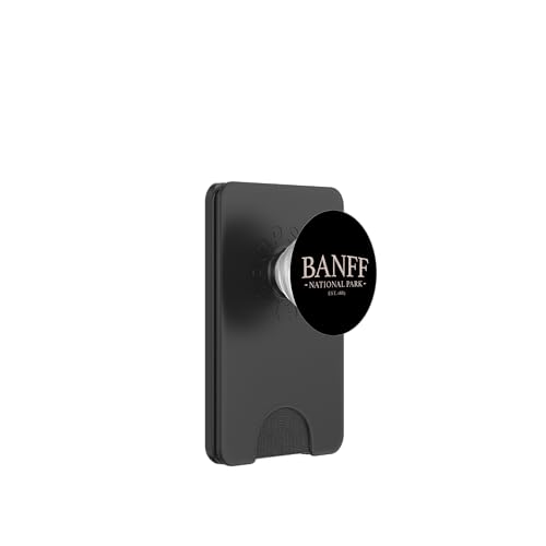 Banff National Park Alberta Kanada - Simple Banff Canada PopSockets PopWallet für MagSafe von Canada Trading Op.