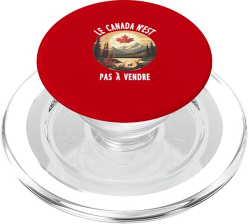 Kanada steht nicht zum Verkauf Le Canada N'est Pas à Vendre PopSockets PopGrip für MagSafe Kanada steht nicht zum Verkauf Le Canada N'est Pas à Vendre PopSockets PopGrip für MagSafe von Canada is Not for Sale Canada is Priceless