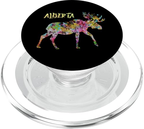 Alberta Elch Grafik | Alberta Kanada PopSockets PopGrip für MagSafe Alberta Elch Grafik | Alberta Kanada PopSockets PopGrip für MagSafe von Canadian Classic Designs