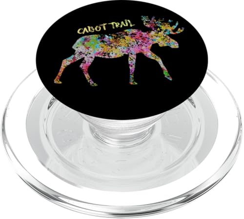 Cabot Trail Elch Grafik | Cabot Trail Nova Scotia Kanada PopSockets PopGrip für MagSafe Cabot Trail Elch Grafik | Cabot Trail Nova Scotia Kanada PopSockets PopGrip für MagSafe von Canadian Classic Designs