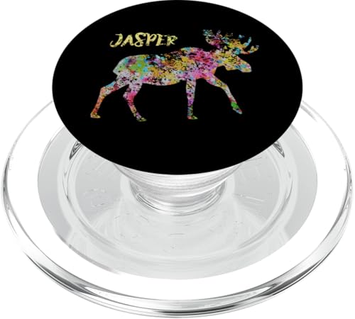 Jasper Elch Grafik | Jasper National Park Alberta Kanada PopSockets PopGrip für MagSafe Jasper Elch Grafik | Jasper National Park Alberta Kanada PopSockets PopGrip für MagSafe von Canadian Classic Designs