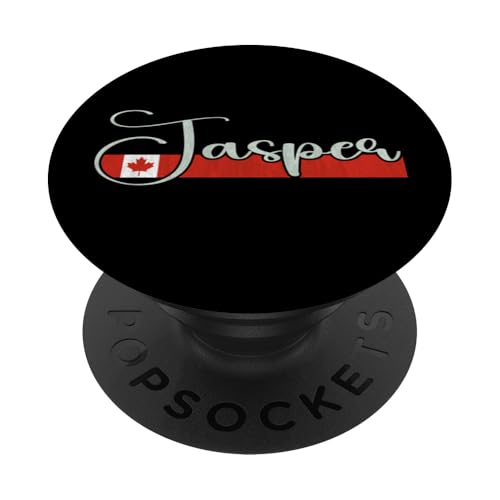 Jasper National Park Kanada – Jasper Alberta Kanada Script PopSockets Klebender PopGrip von Canadian Classic Designs