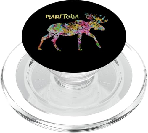 Manitoba Elch Grafik | Manitoba Deutschland PopSockets PopGrip für MagSafe Manitoba Elch Grafik | Manitoba Deutschland PopSockets PopGrip für MagSafe von Canadian Classic Designs