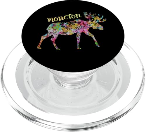 Moncton Elch Grafik | Moncton New Brunswick Kanada PopSockets PopGrip für MagSafe Moncton Elch Grafik | Moncton New Brunswick Kanada PopSockets PopGrip für MagSafe von Canadian Classic Designs
