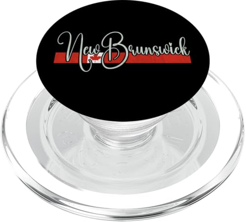 New Brunswick Canada - New Brunswick Canada Script PopSockets PopGrip für MagSafe New Brunswick Canada - New Brunswick Canada Script PopSockets PopGrip für MagSafe von Canadian Classic Designs