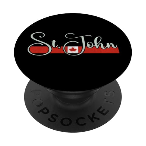 Saint John Canada - St John New Brunswick Kanada Script PopSockets Klebender PopGrip Saint John Canada - St John New Brunswick Kanada Script PopSockets Klebender PopGrip von Canadian Classic Designs