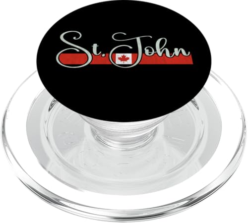Saint John Canada - St John New Brunswick Kanada Script PopSockets PopGrip für MagSafe Saint John Canada - St John New Brunswick Kanada Script PopSockets PopGrip für MagSafe von Canadian Classic Designs