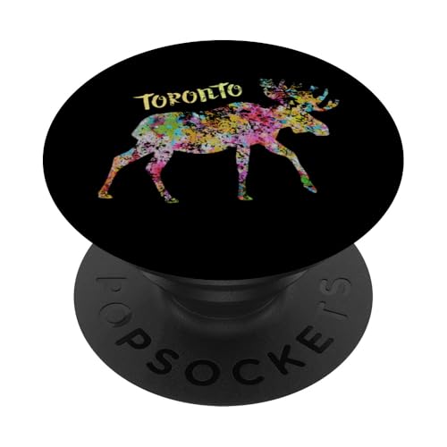Toronto Elch Grafik | Toronto Ontario Kanada PopSockets Klebender PopGrip Toronto Elch Grafik | Toronto Ontario Kanada PopSockets Klebender PopGrip von Canadian Classic Designs