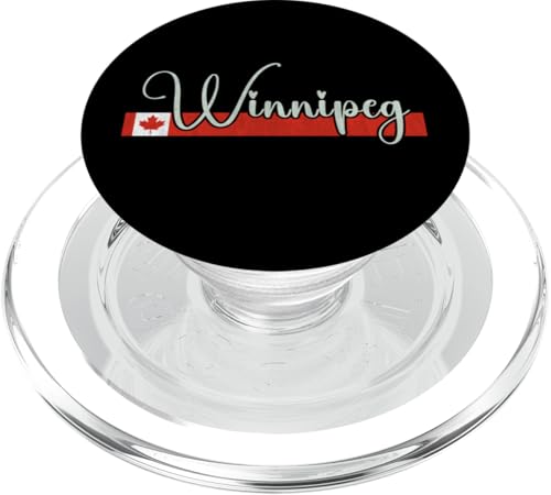 Winnipeg Canada - Winnipeg Manitoba Kanada Script PopSockets PopGrip für MagSafe Winnipeg Canada - Winnipeg Manitoba Kanada Script PopSockets PopGrip für MagSafe von Canadian Classic Designs