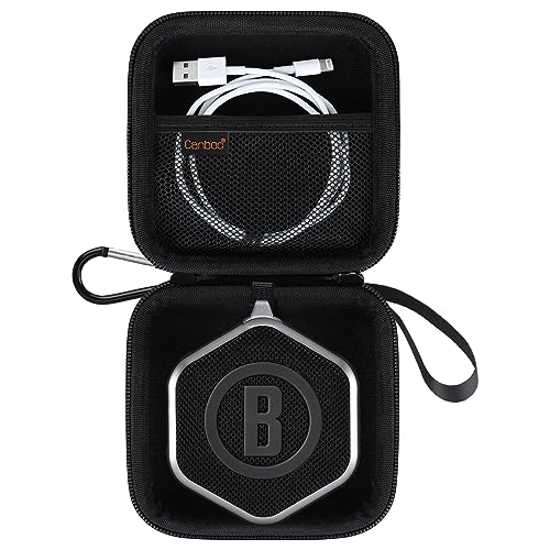 Canboc Hard Carrying Case Kompatibel mit Marshall Willen Portale Wireless Bluetooth Lautsprecher, Reise Aufbewahrungskoffer, Netztasche für USB Kabel und anderes Zubehör, Schwarz von Canboc