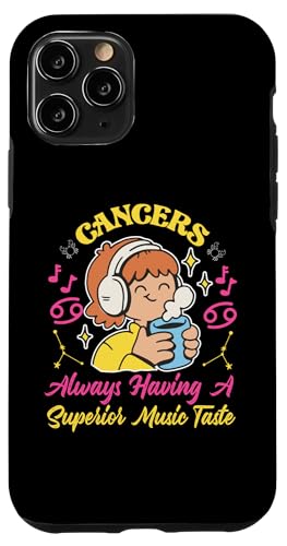 Krebs-Sternzeichen: Always Having A Superior Music Taste Hülle für iPhone 11 Pro Krebs-Sternzeichen: Always Having A Superior Music Taste Hülle für iPhone 11 Pro von Cancer Zodiac Sign Designs For Women