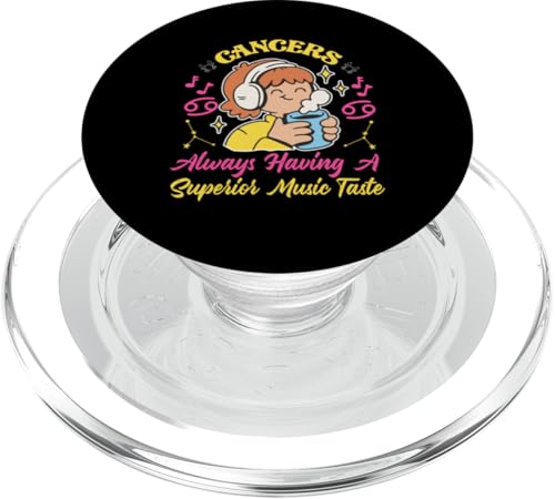 Krebs-Sternzeichen: Always Having A Superior Music Taste PopSockets PopGrip für MagSafe Krebs-Sternzeichen: Always Having A Superior Music Taste PopSockets PopGrip für MagSafe von Cancer Zodiac Sign Designs For Women