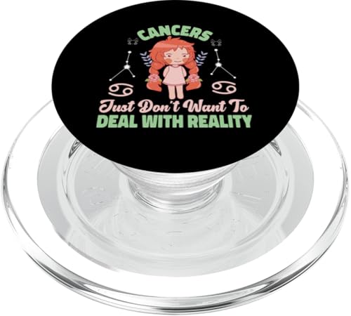 Krebs-Sternzeichen: Just Don't Want To Deal With Reality PopSockets PopGrip für MagSafe Krebs-Sternzeichen: Just Don't Want To Deal With Reality PopSockets PopGrip für MagSafe von Cancer Zodiac Sign Designs For Women