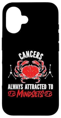Krebs-Sternzeichen: Krebs – immer von Mindsets angezogen Hülle für iPhone 16 von Cancer Zodiac Sign Designs For Women
