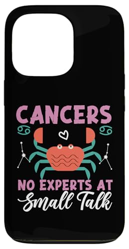 Krebs-Sternzeichen: Krebs – keine Experten bei Small Talk Hülle für iPhone 13 Pro Krebs-Sternzeichen: Krebs – keine Experten bei Small Talk Hülle für iPhone 13 Pro von Cancer Zodiac Sign Designs For Women