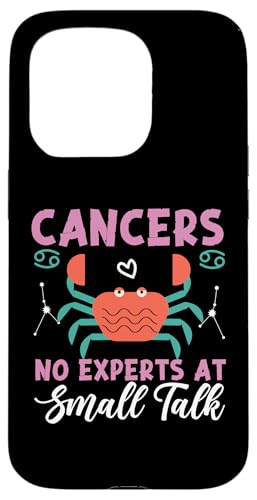 Krebs-Sternzeichen: Krebs – keine Experten bei Small Talk Hülle für iPhone 15 Pro Krebs-Sternzeichen: Krebs – keine Experten bei Small Talk Hülle für iPhone 15 Pro von Cancer Zodiac Sign Designs For Women