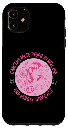 Krebs-Sternzeichen: Menschen stummeln und vergessen Sie, dass sie existieren Hülle für iPhone 11 Krebs-Sternzeichen: Menschen stummeln und vergessen Sie, dass sie existieren Hülle für iPhone 11 von Cancer Zodiac Sign Designs For Women