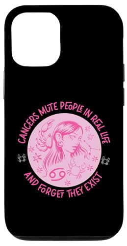 Krebs-Sternzeichen: Menschen stummeln und vergessen Sie, dass sie existieren Hülle für iPhone 12/12 Pro von Cancer Zodiac Sign Designs For Women