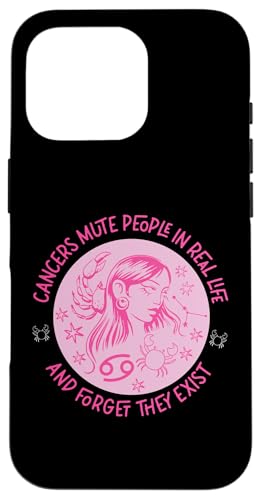 Krebs-Sternzeichen: Menschen stummeln und vergessen Sie, dass sie existieren Hülle für iPhone 16 Pro von Cancer Zodiac Sign Designs For Women