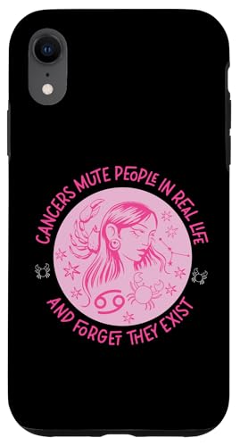Krebs-Sternzeichen: Menschen stummeln und vergessen Sie, dass sie existieren Hülle für iPhone XR Krebs-Sternzeichen: Menschen stummeln und vergessen Sie, dass sie existieren Hülle für iPhone XR von Cancer Zodiac Sign Designs For Women