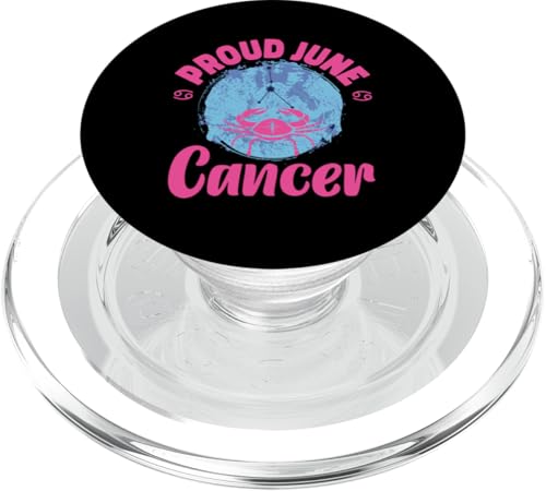 Krebs-Sternzeichen: Proud June Cancer PopSockets PopGrip für MagSafe Krebs-Sternzeichen: Proud June Cancer PopSockets PopGrip für MagSafe von Cancer Zodiac Sign Designs For Women
