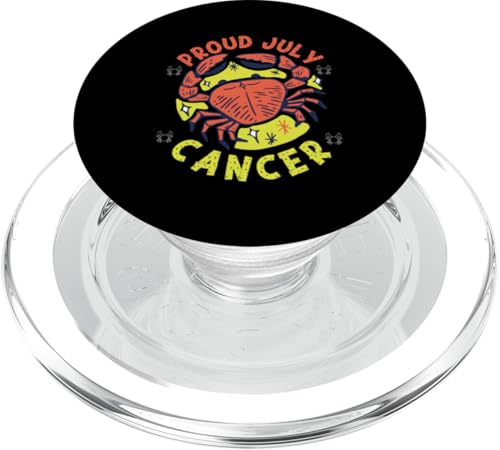 Krebs-Sternzeichen: Stolz Juli Krebs PopSockets PopGrip für MagSafe Krebs-Sternzeichen: Stolz Juli Krebs PopSockets PopGrip für MagSafe von Cancer Zodiac Sign Designs For Women