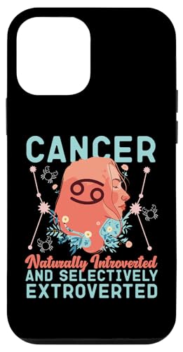 Krebs-Sternzeichen: natürlich eingeführt, selektiv extrovertiert Hülle für iPhone 12 mini von Cancer Zodiac Sign Designs For Women