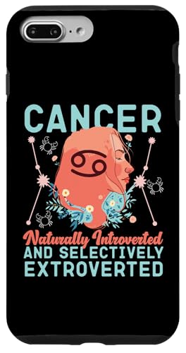 Krebs-Sternzeichen: natürlich eingeführt, selektiv extrovertiert Hülle für iPhone 7 Plus/8 Plus von Cancer Zodiac Sign Designs For Women