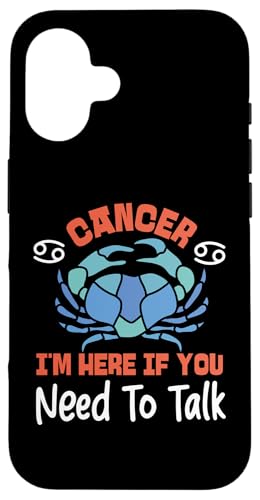 Krebs-Tierkreiszeichen: Krebs - Ich bin hier, wenn du reden musst Hülle für iPhone 16 Krebs-Tierkreiszeichen: Krebs - Ich bin hier, wenn du reden musst Hülle für iPhone 16 von Cancer Zodiac Sign Designs For Women