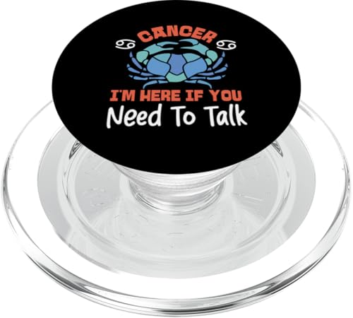 Krebs-Tierkreiszeichen: Krebs - Ich bin hier, wenn du reden musst PopSockets PopGrip für MagSafe Krebs-Tierkreiszeichen: Krebs - Ich bin hier, wenn du reden musst PopSockets PopGrip für MagSafe von Cancer Zodiac Sign Designs For Women