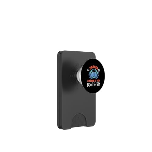 Krebs-Tierkreiszeichen: Krebs - Ich bin hier, wenn du reden musst PopSockets PopWallet für MagSafe Krebs-Tierkreiszeichen: Krebs - Ich bin hier, wenn du reden musst PopSockets PopWallet für MagSafe von Cancer Zodiac Sign Designs For Women