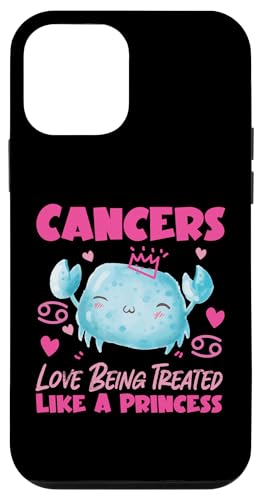 Krebs-Tierkreiszeichen: Krebse lieben es, wie eine Prinzessin behandelt zu werden Hülle für iPhone 12 mini von Cancer Zodiac Sign Designs For Women