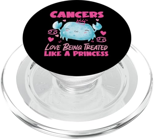 Krebs-Tierkreiszeichen: Krebse lieben es, wie eine Prinzessin behandelt zu werden PopSockets PopGrip für MagSafe Krebs-Tierkreiszeichen: Krebse lieben es, wie eine Prinzessin behandelt zu werden PopSockets PopGrip für MagSafe von Cancer Zodiac Sign Designs For Women