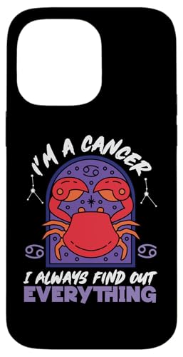 Sternzeichen Krebs: Ich bin ein Krebs - Ich finde immer alles heraus Hülle für iPhone 14 Pro Max Sternzeichen Krebs: Ich bin ein Krebs - Ich finde immer alles heraus Hülle für iPhone 14 Pro Max von Cancer Zodiac Sign Designs For Women